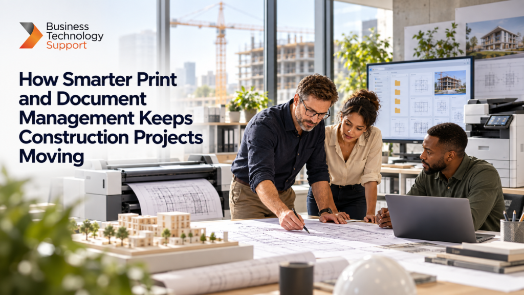 How Smarter Print and Document Management Keeps Construction Projects Moving